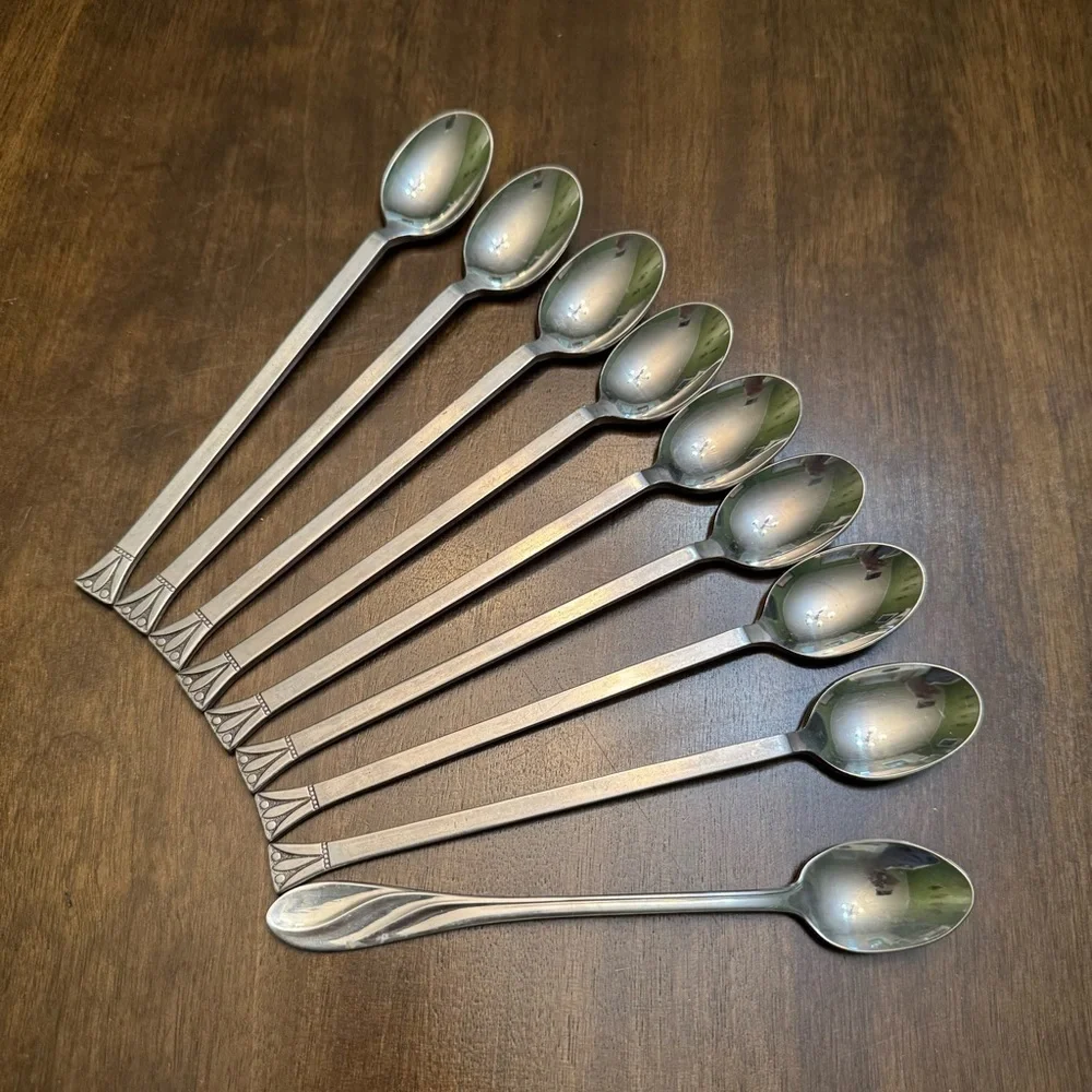 9‎ Elegant Silver Teaspoon Set